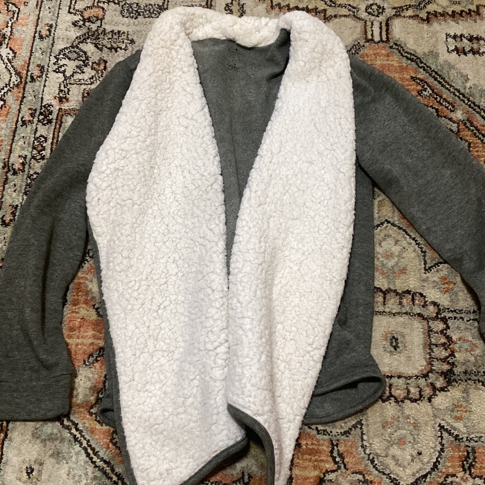 Grey Blazer W/ Sherpa Lining